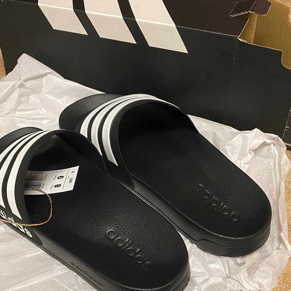 adidas Black and White Women's Sandals